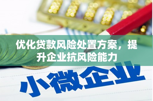 雄关优化贷款风险处置方案，提升企业抗风险能力